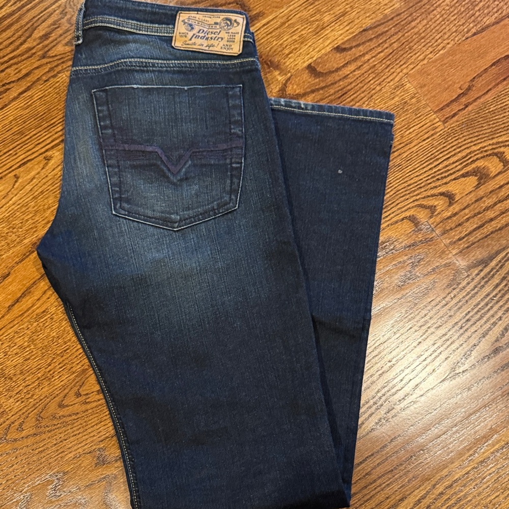 Diesel Men's Indigo Bootcut Jeans